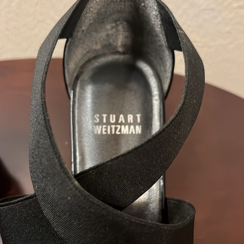 Stuart Weitzman Size 8 Open Toe Strappy Shoes - Picture 3 of 9